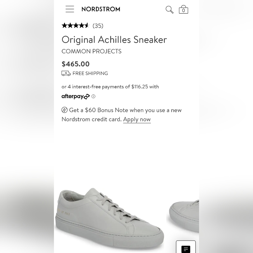 Common Projects sneaker. Size 10 - Picture 2 of 11